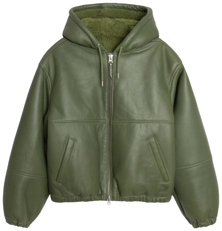 Stussy Shearling Work Jacket Green