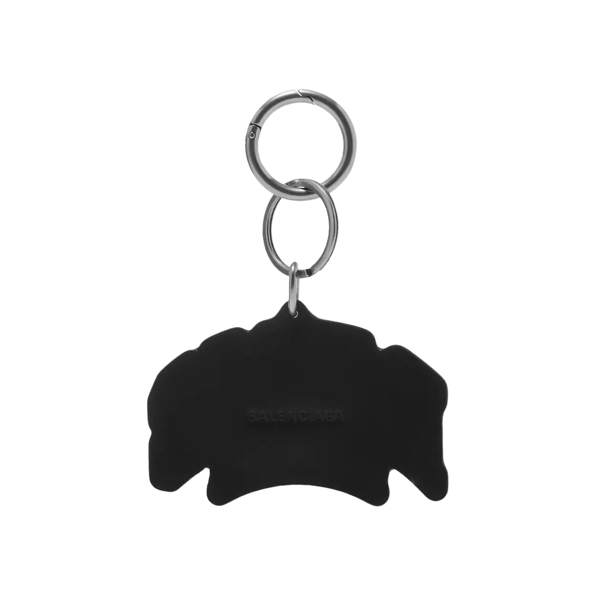 Buy Balenciaga Paris Logo Keyring 'Black/White' - 689329 1JHUY