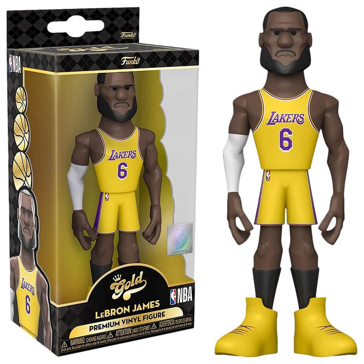 Funko Vinyl Gold 5 NBA Lakers   LeBron James 1 In 6 Chance At Chase Multicolor