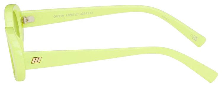 Le Specs Outta Love Sunglasses Yellow