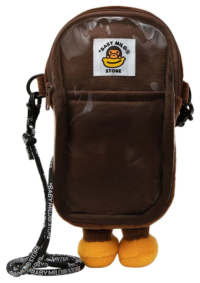 BAPE Baby Milo Donut Mobile Bag Brown