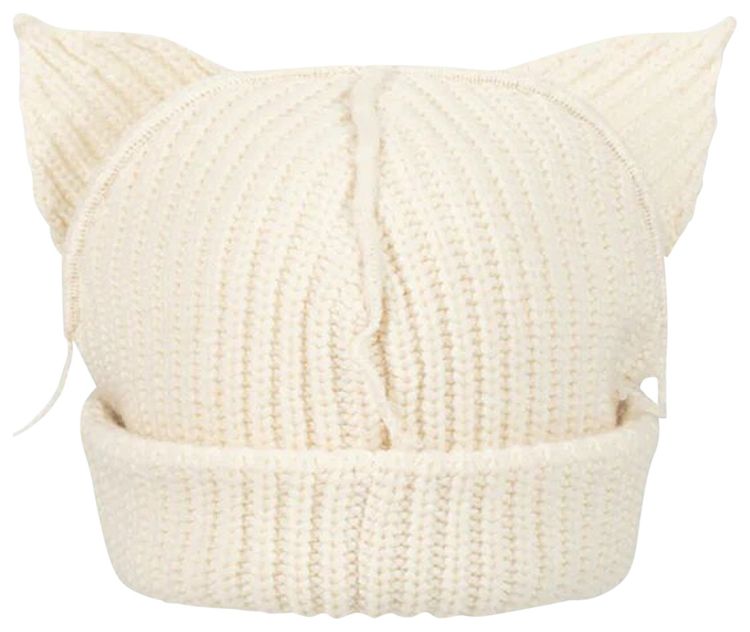 Charles Jeffrey Loverboy Chunky Ears Beanie Ecru