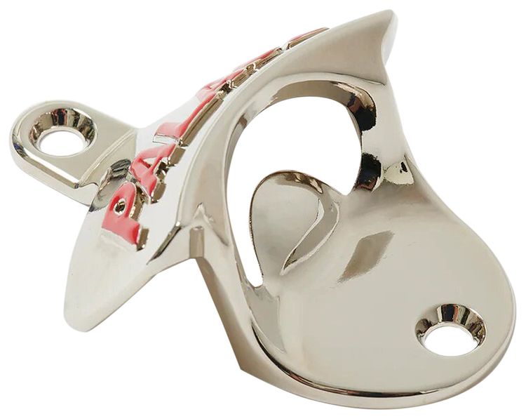Palace Metal Wall Mounted Bottle Opener SilverRed