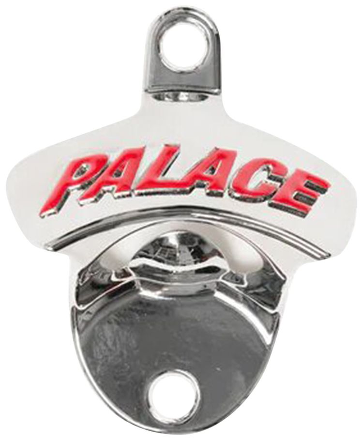 Palace Metal Wall Mounted Bottle Opener SilverRed