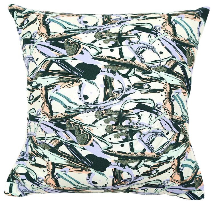 Brain Dead Strokes Pillow Multicolor