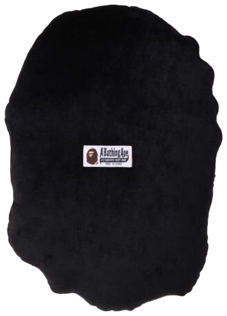 BAPE x OVO Ape Head Cushion Black