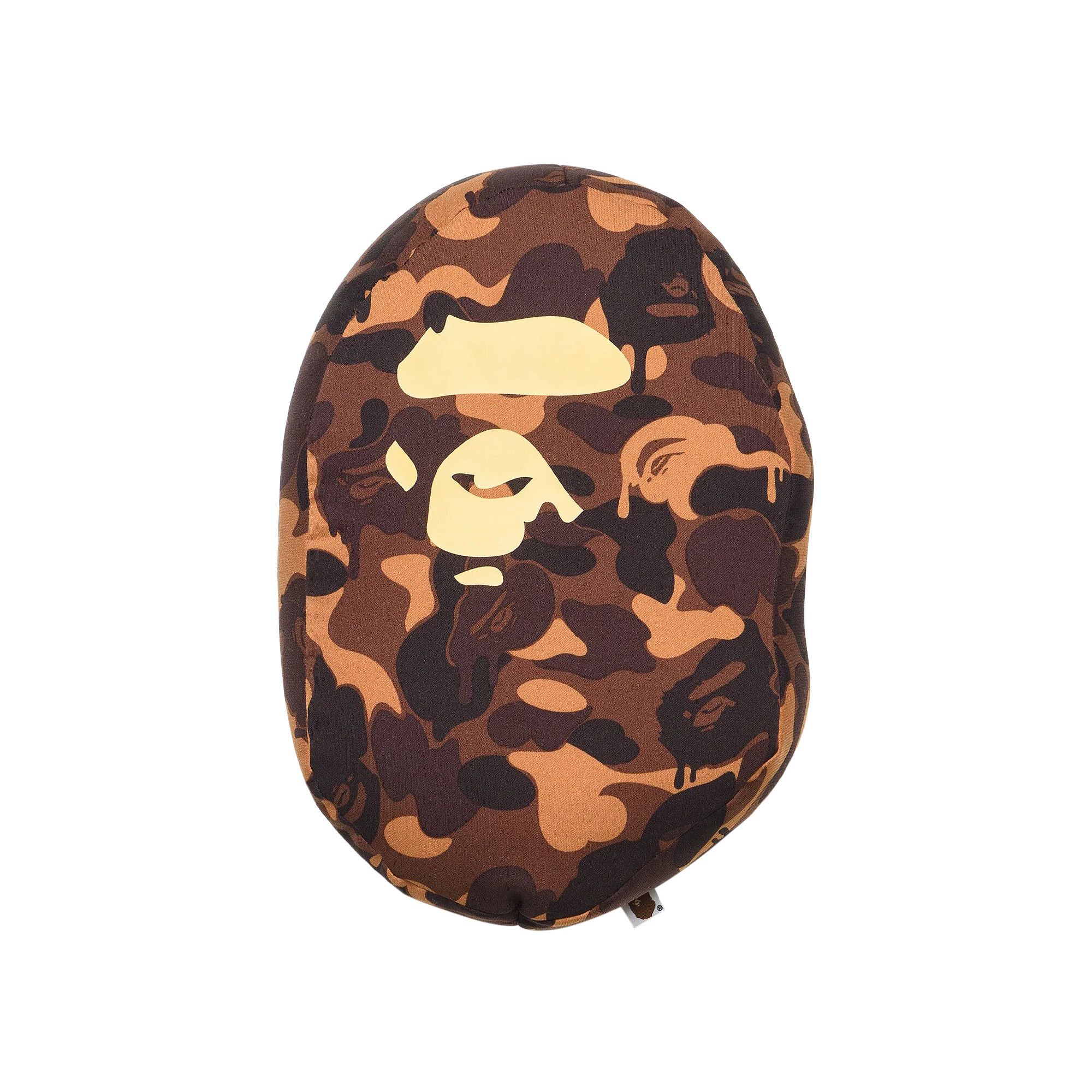 Buy BAPE Valentine Chocolate Camo Ape Head Cushion 'Brown
