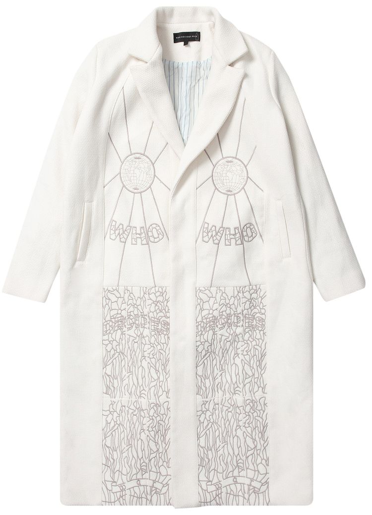 Who Decides War Blessed Trench Coat Ivory