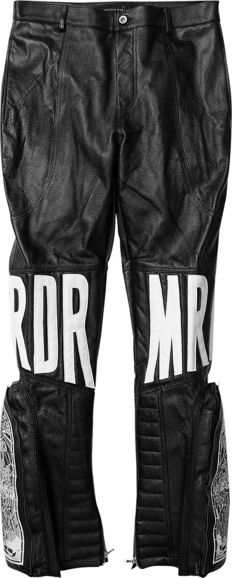 Who Decides War MRDR Leather Pant Coal