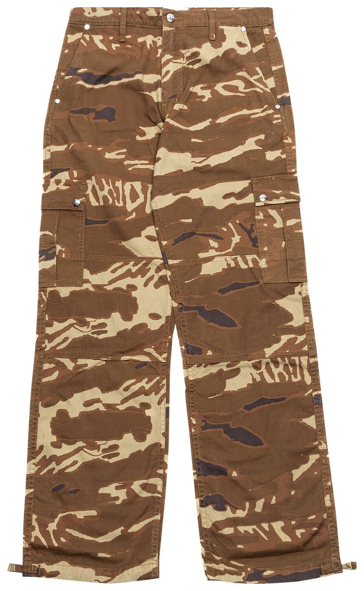 Rhude Tiger Camo Cargo Pant Tan