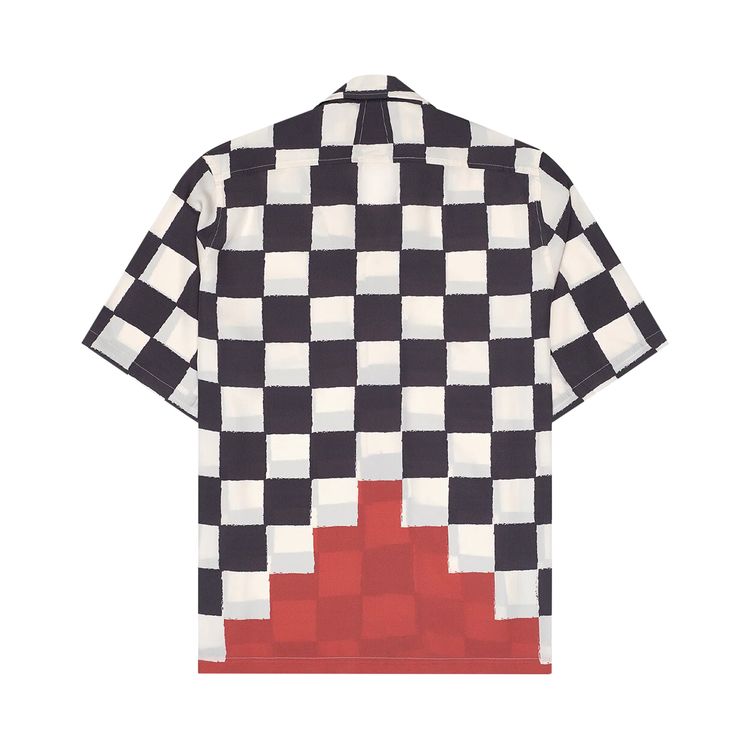 Rhude Checkered Shirt IvoryBlackRed
