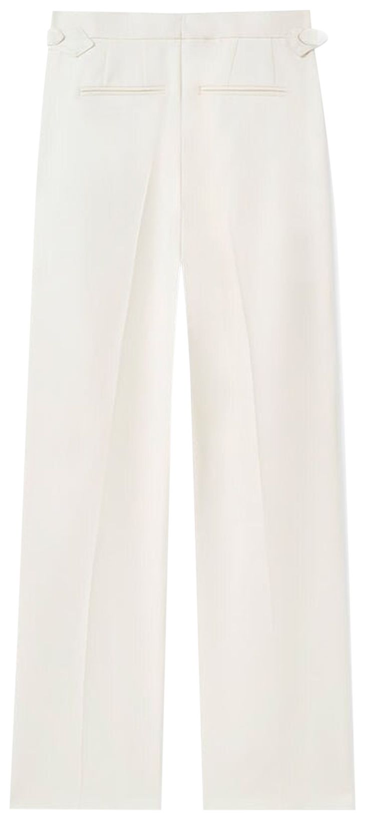 Casablanca Straight Leg Trousers With Side Adjusters Off White
