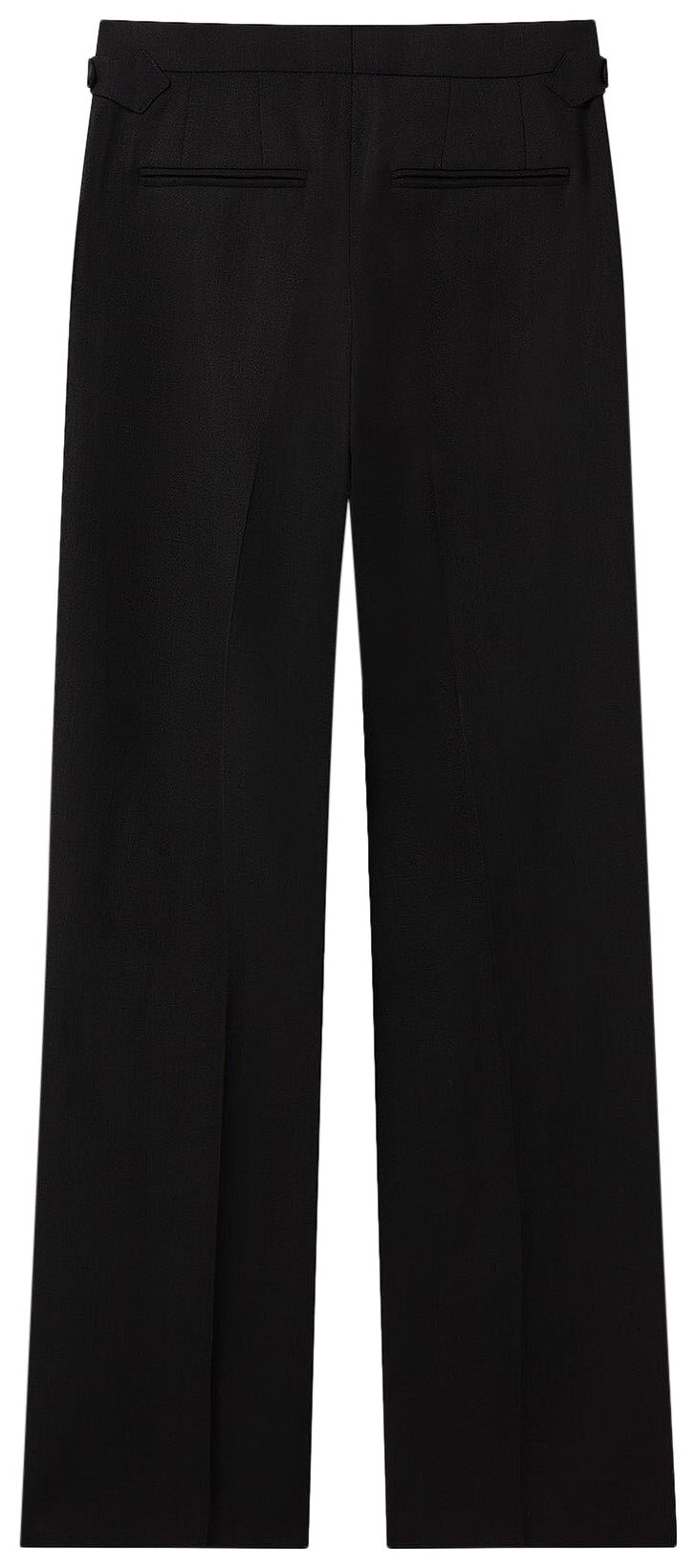 Casablanca Straight Leg Trousers With Side Adjusters Black