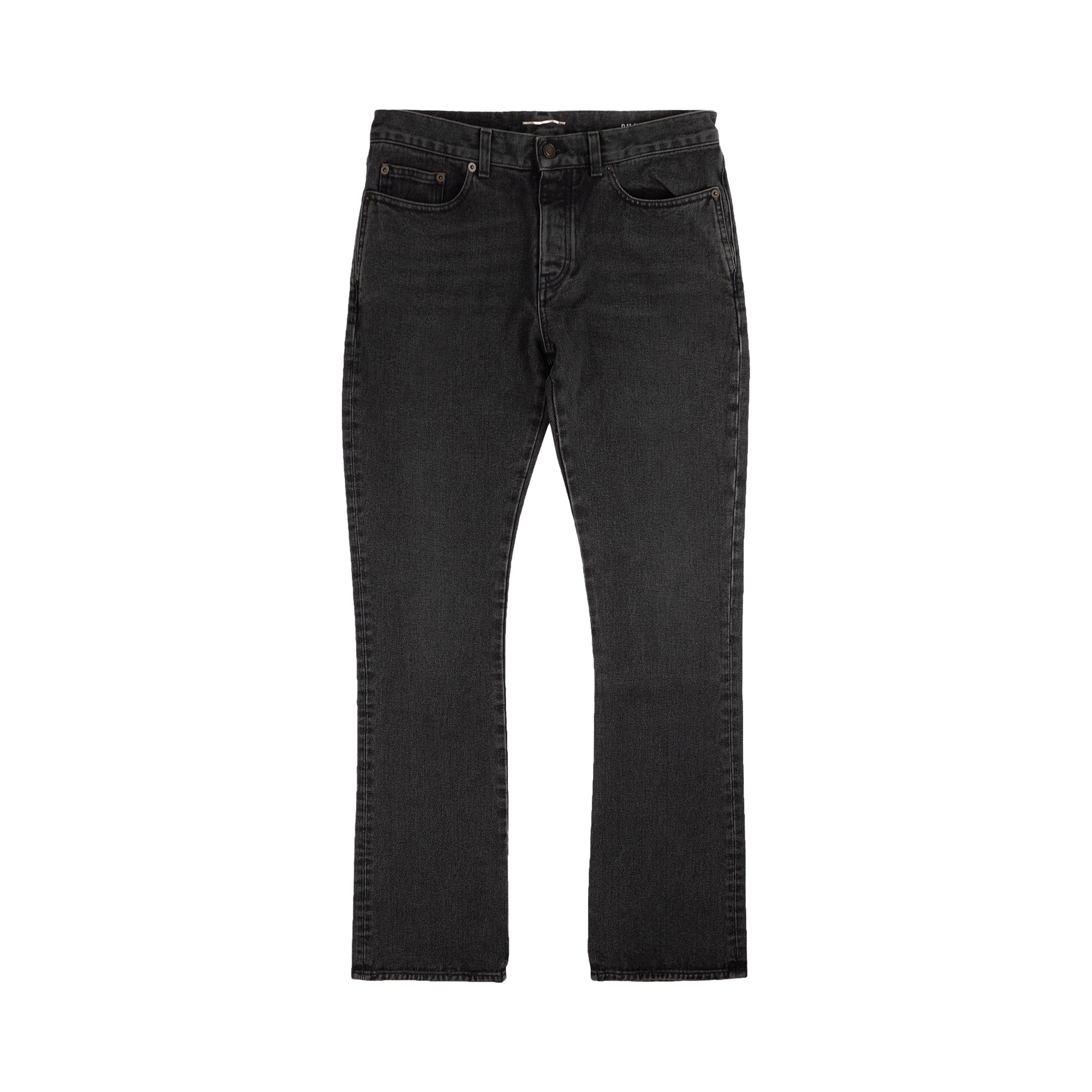 Buy Saint Laurent Wash Straight Leg Jeans 'Black' - 530365 Y772T 