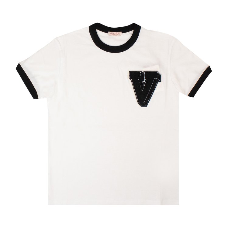Valentino Logo Ringer T-Shirt 'White'