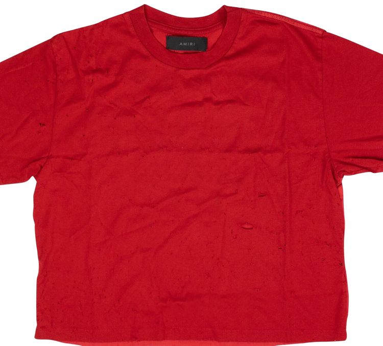 Amiri Slash T Shirt Red