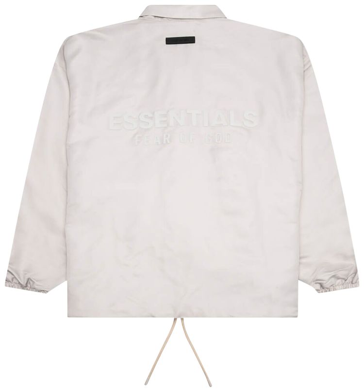 Fear of God Essentials Coaches Jacket Silver Cloud