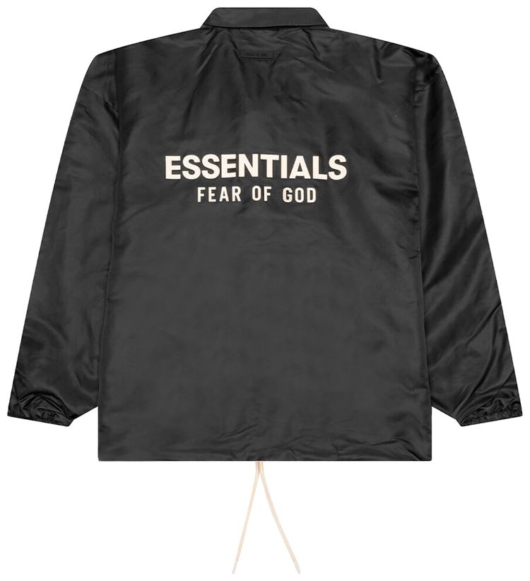 Fear of God Essentials Coaches Jacket Jet Black