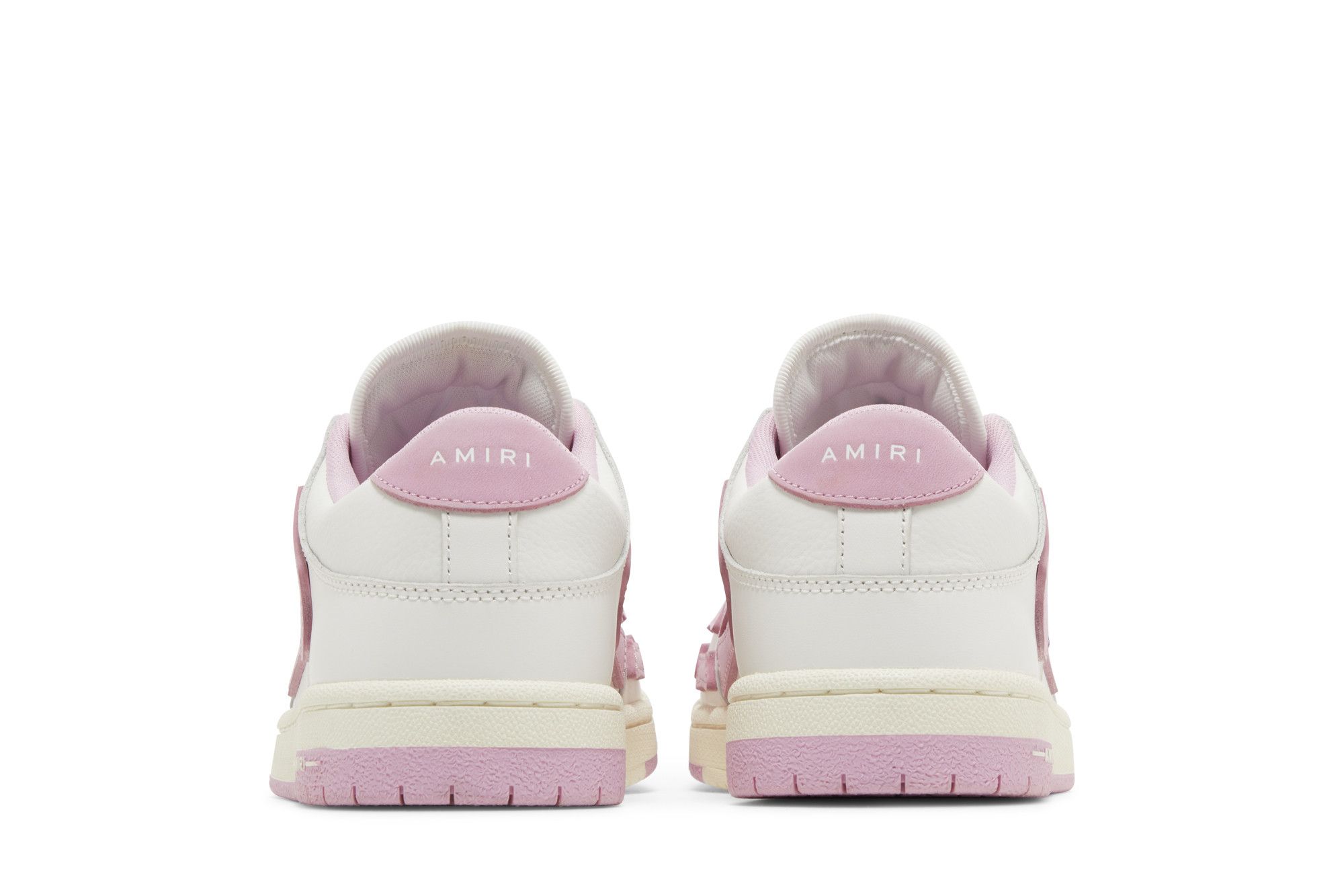 Size 5.0 Amiri Wmns Skel Top Low 'White Pink'