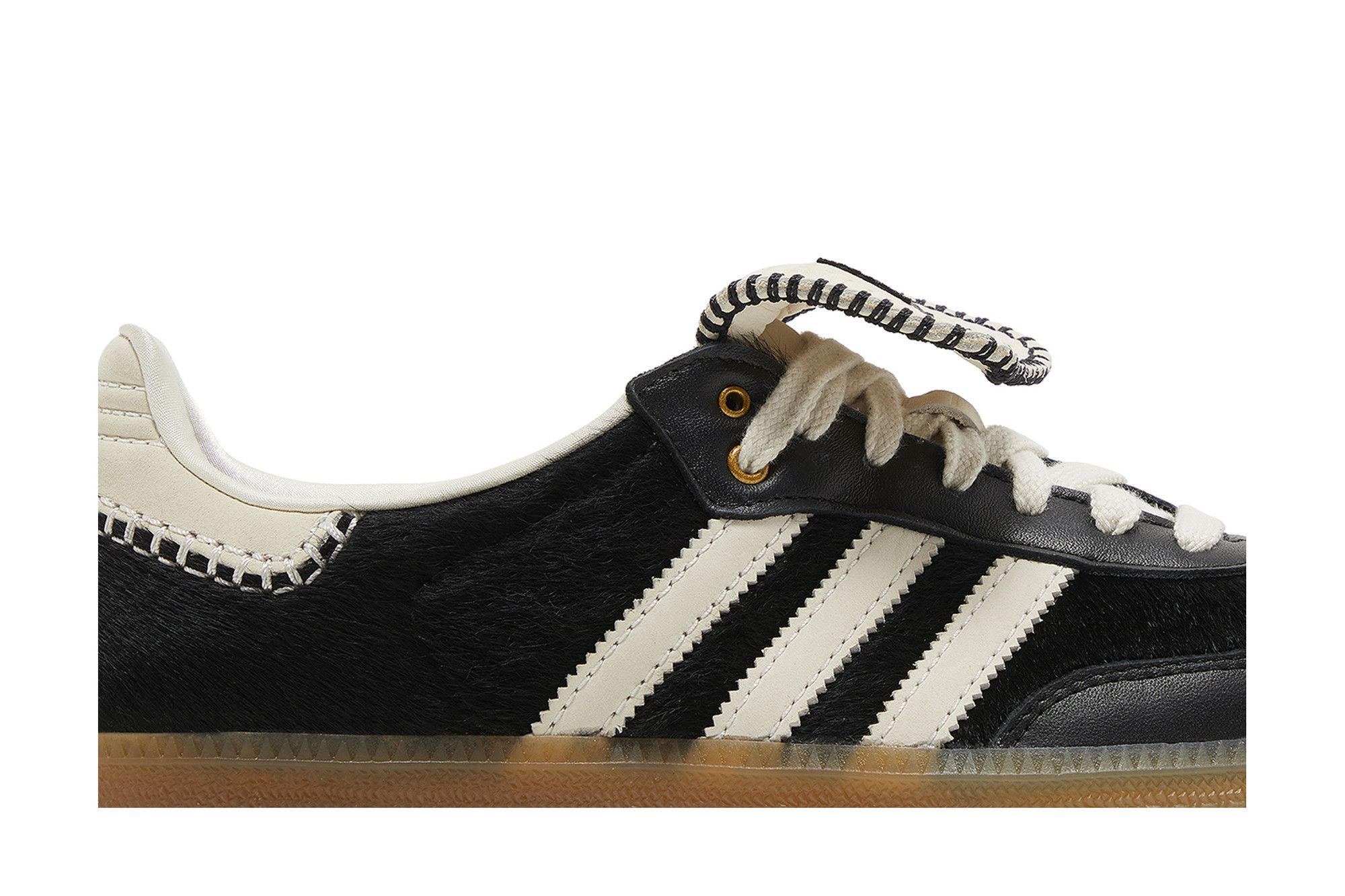 Wales Bonner X Samba Pony 'Black' - Adidas - IE0580 - core
