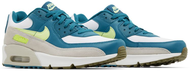 Nike Air Max 90 Leather GS Bright Spruce Barely Volt