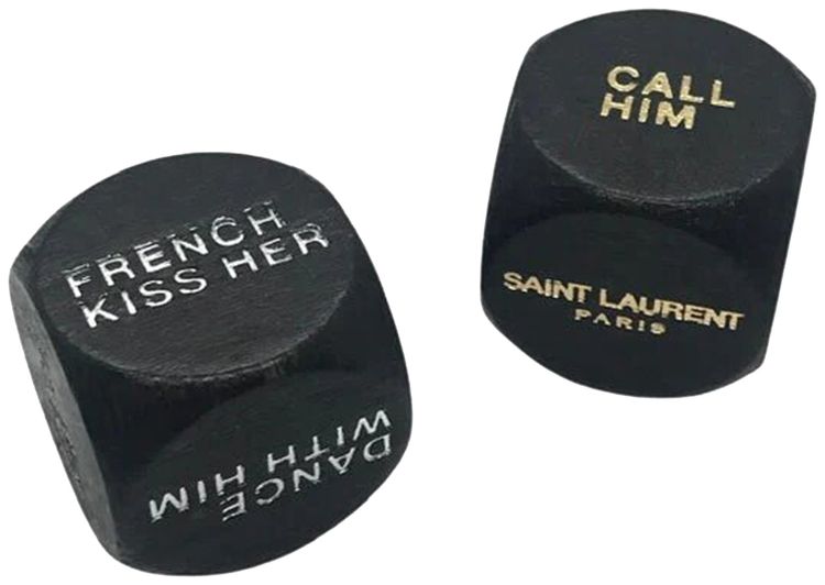 Saint Laurent Rive Droite Dice Black