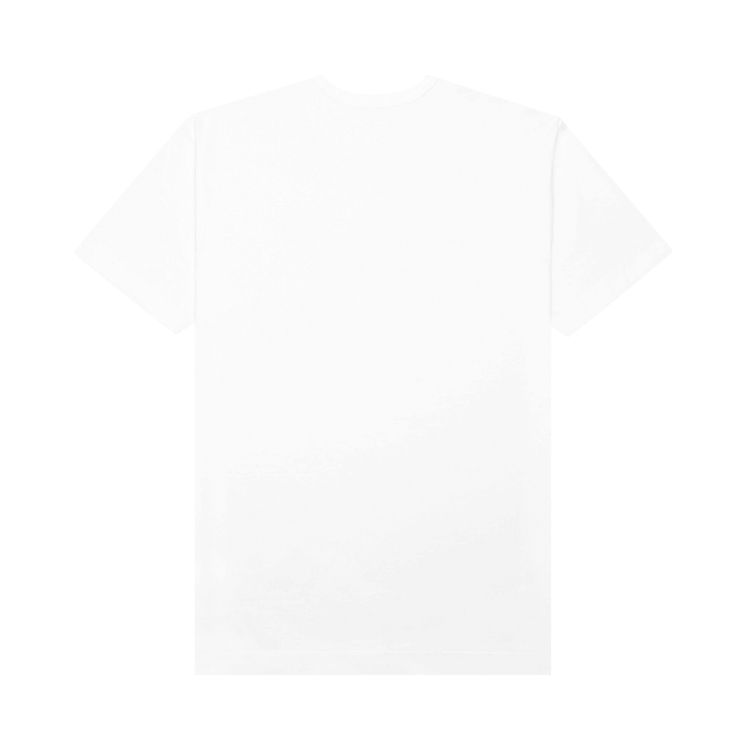 Comme des Garcons PLAY Blue Eyes Red Heart T Shirt White