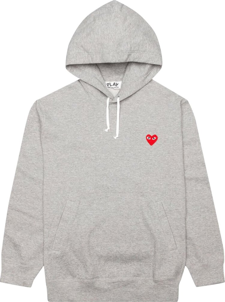 Comme des Garcons PLAY Hoodie Grey