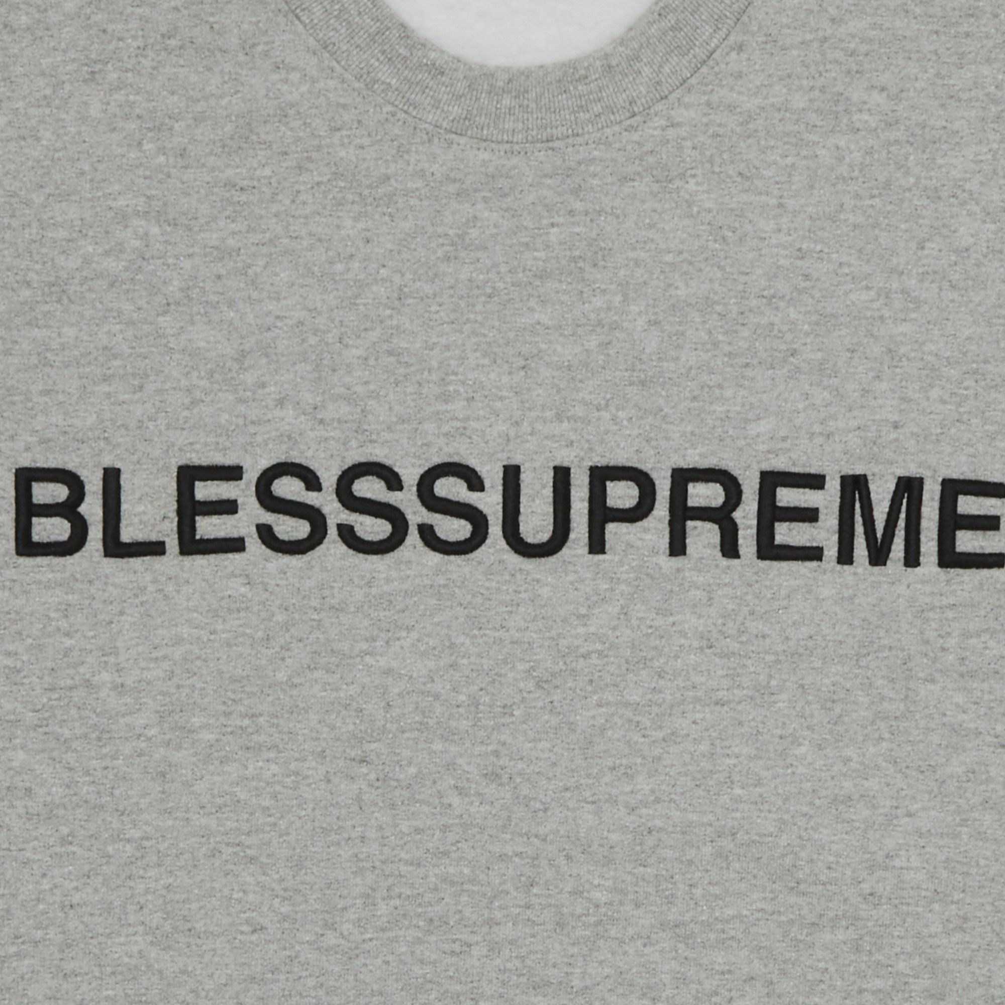 Size l Supreme x Bless Crewneck 'Heather Grey'