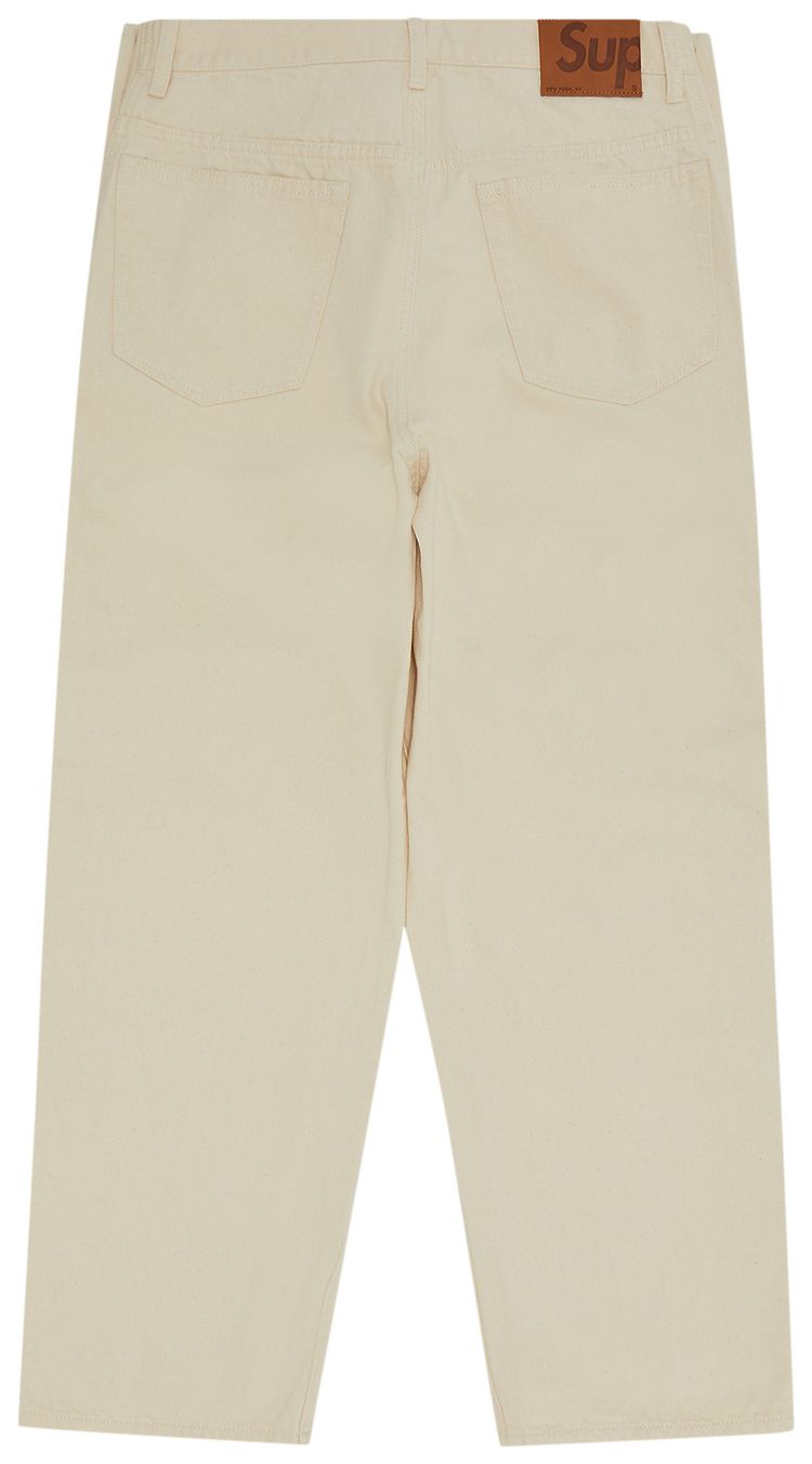 Supreme Snap Off Baggy Jean Natural