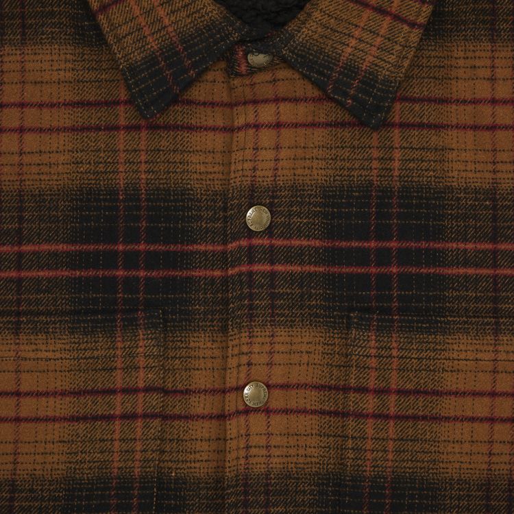 Supreme Lined Flannel Snap Shirt Black