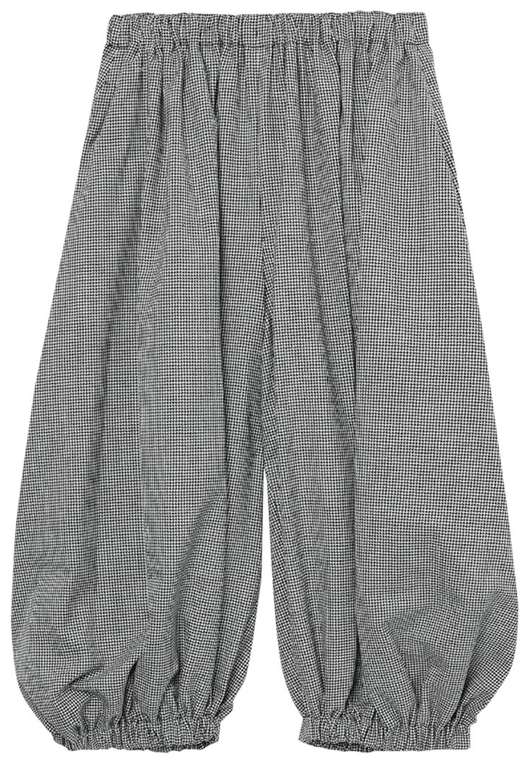 Comme des Garcons Checker Ballon Pants WhiteBlack