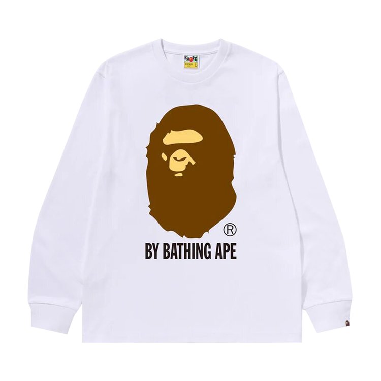 BAPE By Bathing Ape Long-Sleeve Tee 'White'