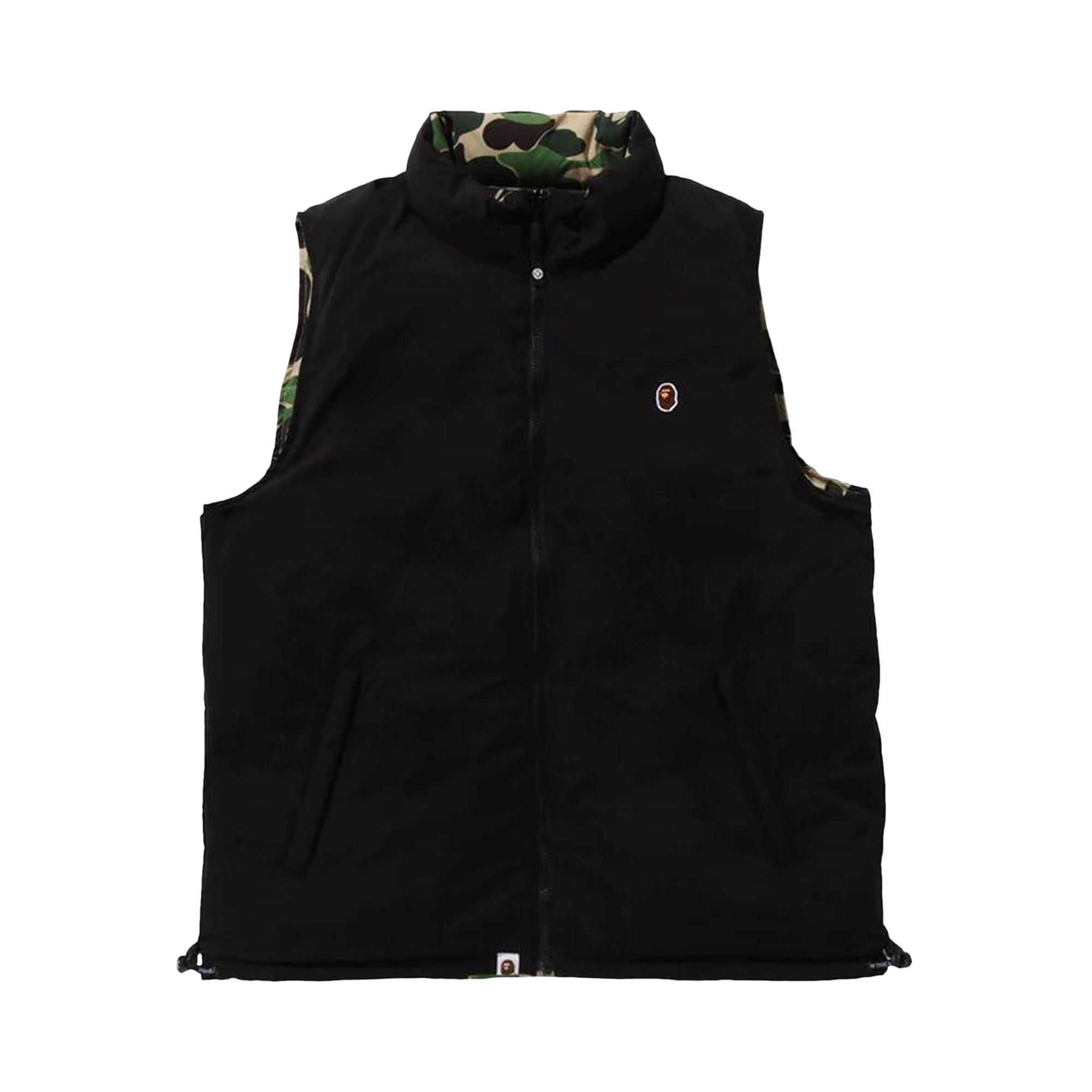 Buy BAPE ABC Camo Reversible Down Vest Green 1J80 144 010 GREEN GOAT AU