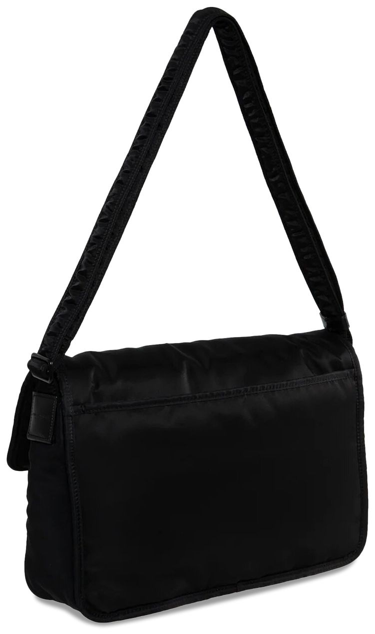 Saint Laurent Niki Plaque Messenger Bag Black