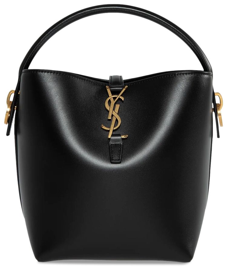 Saint Laurent Le 37 Leather Shoulder Bag Black