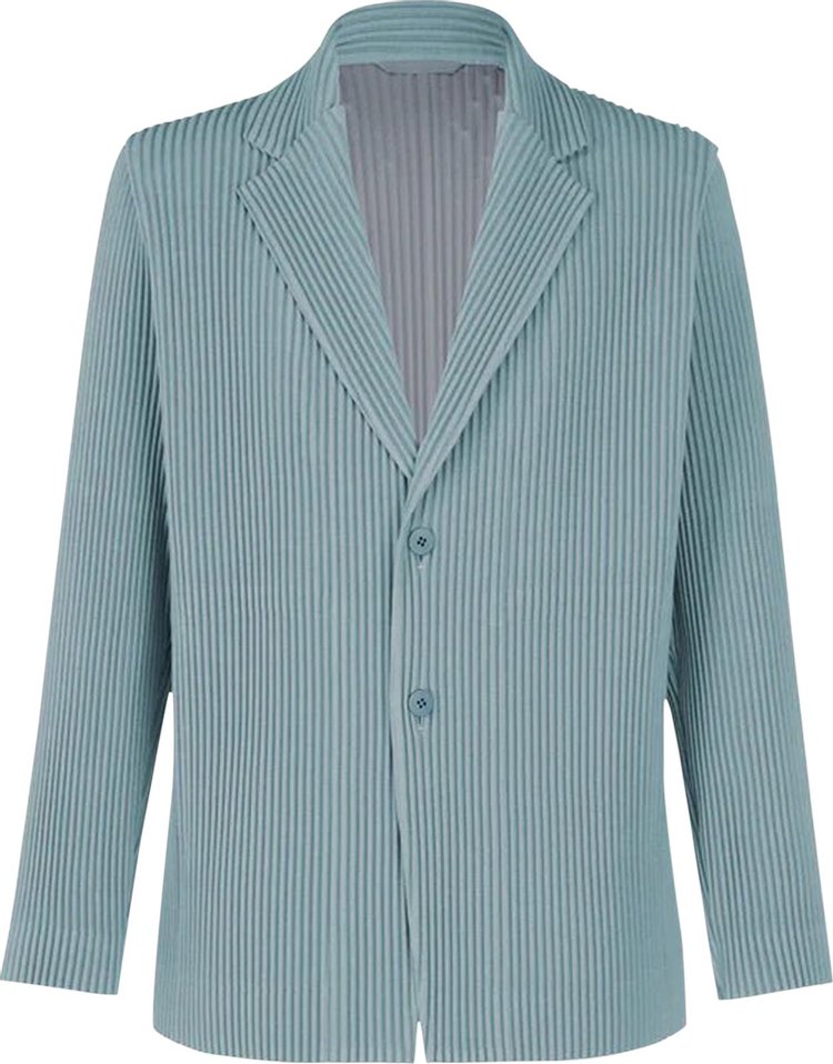 Issey Miyake Kersey Pleats Jacket Blue