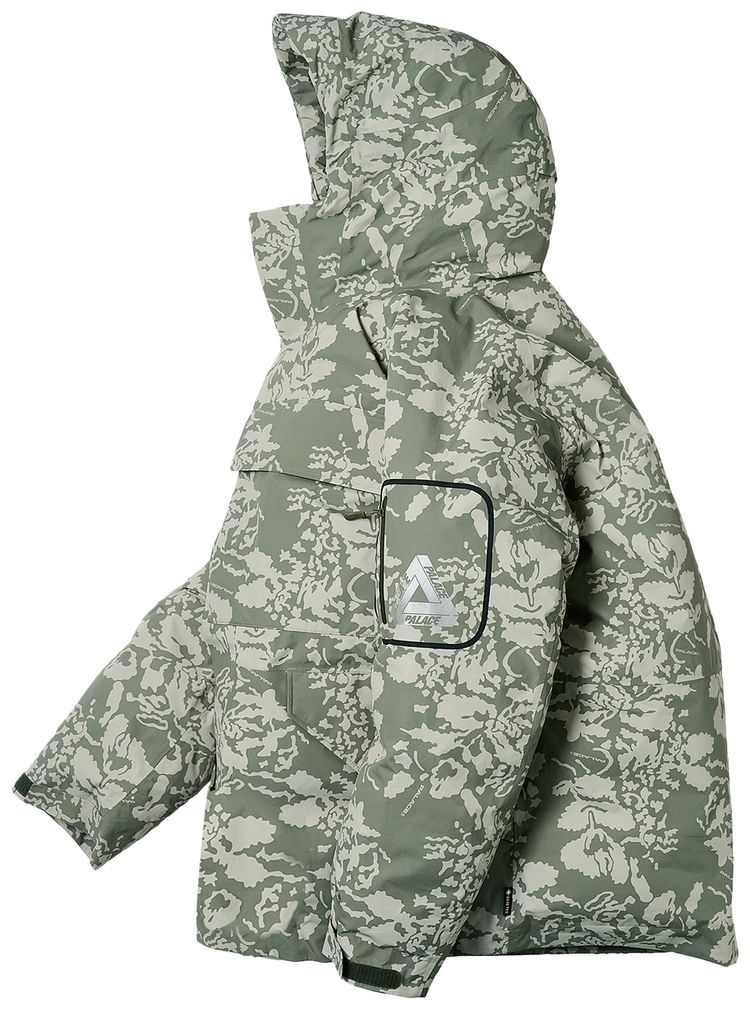 Palace GORE TEX Cargo Down Parka Leaf DPM