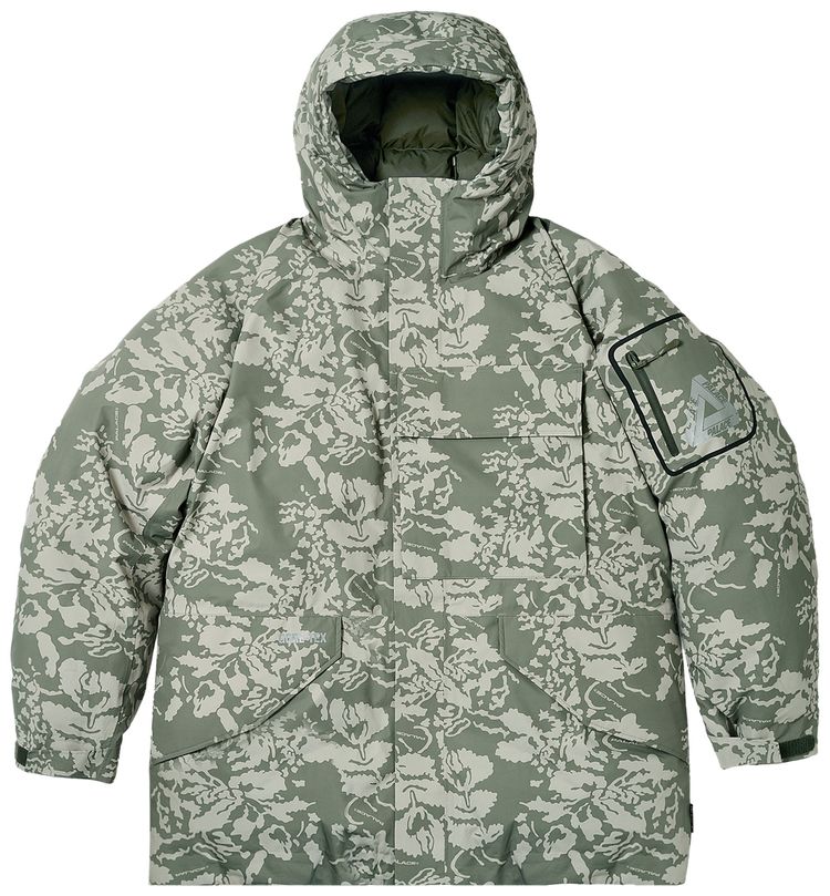 Palace GORE TEX Cargo Down Parka Leaf DPM