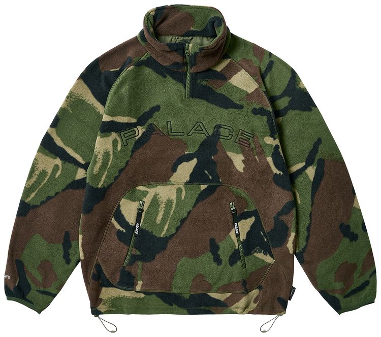 Palace Polartec Fleece Funnel Woodland Camo