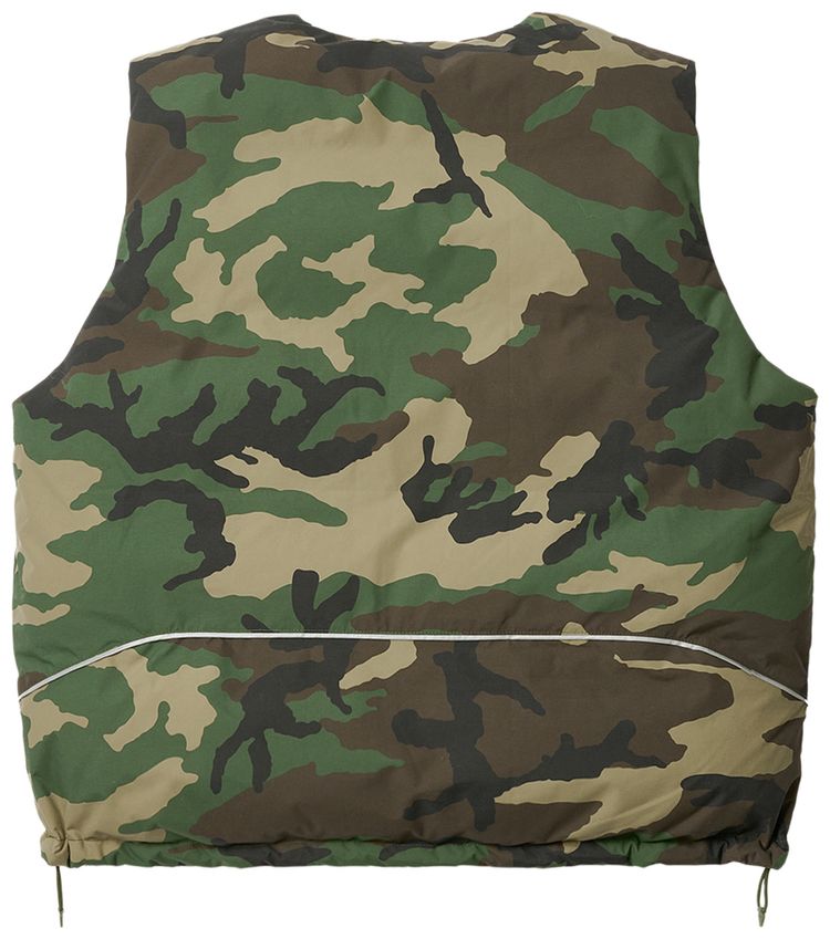 Palace P Tech Reversible Puffa Vest Camo