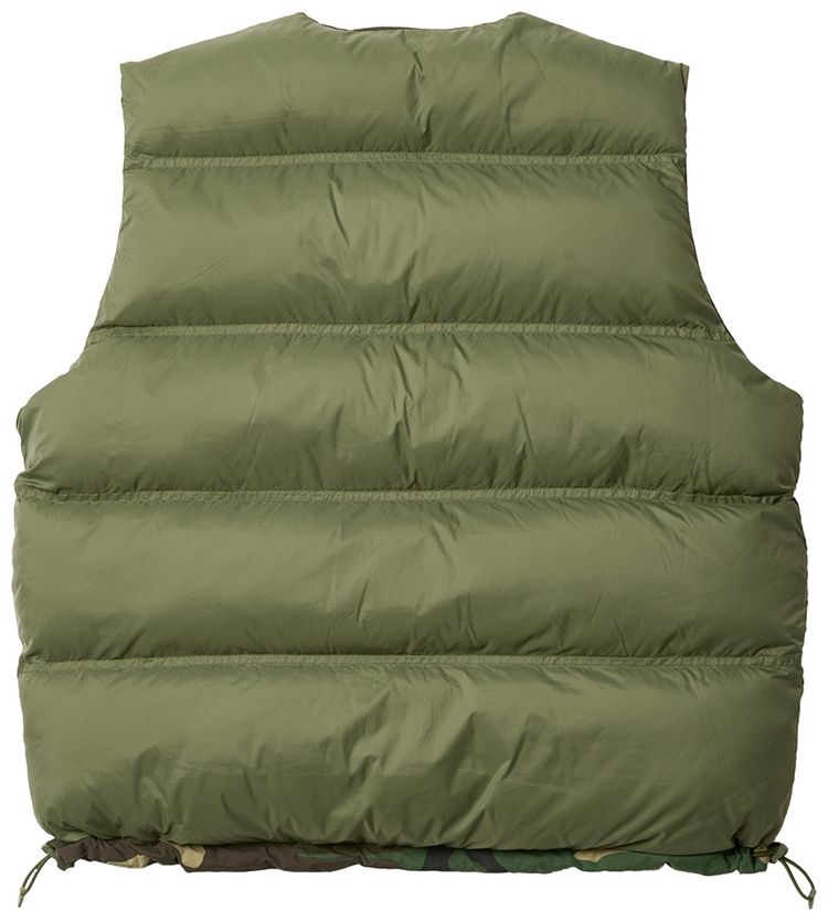Palace P Tech Reversible Puffa Vest Camo