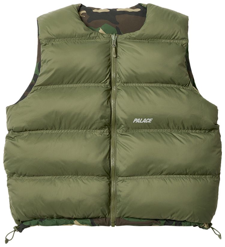 Palace P Tech Reversible Puffa Vest Camo