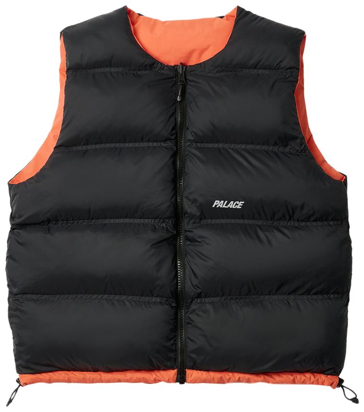 Palace P Tech Reversible Puffa Vest Orange