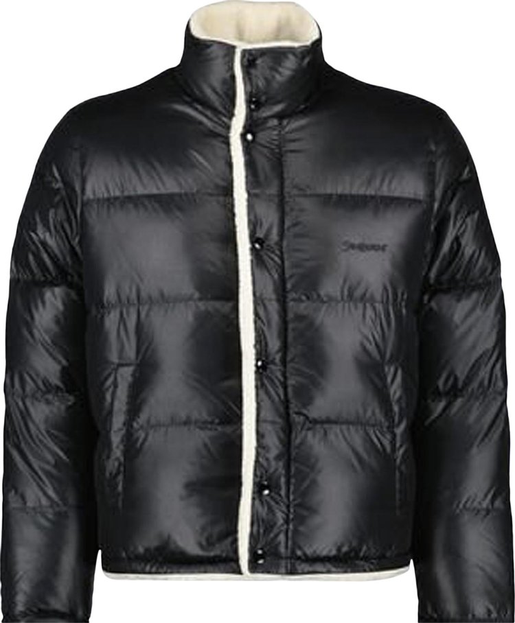 Saint Laurent Doudoune Faux Shearling Jacket 'Brilliant Black'