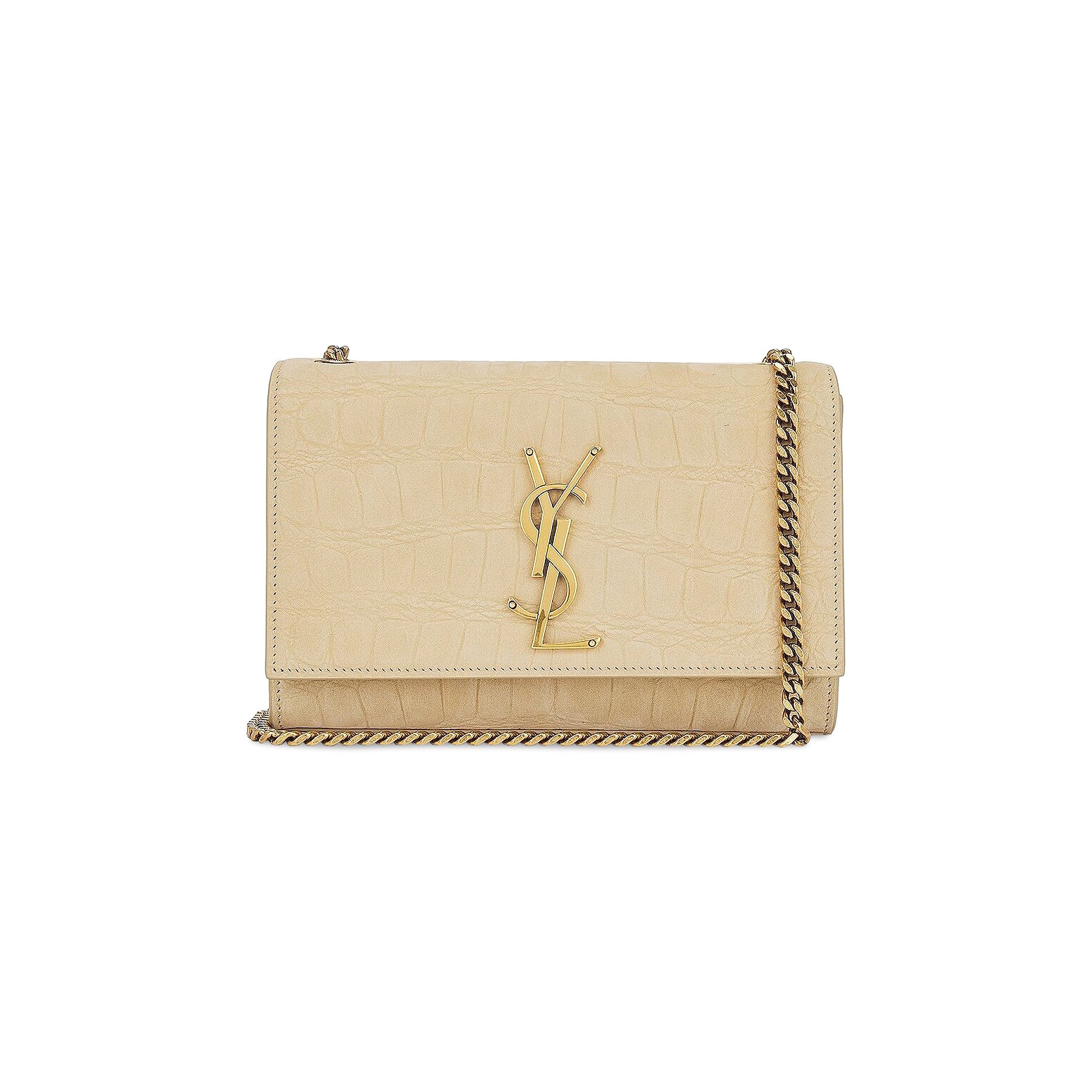 Buy Saint Laurent Small Kate Chain Monogramme Bag Nougat Beige 469390 AACQA 9654 GOAT