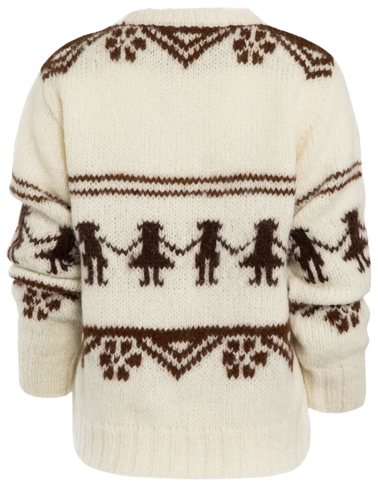 Bode Talo Sweater Cream