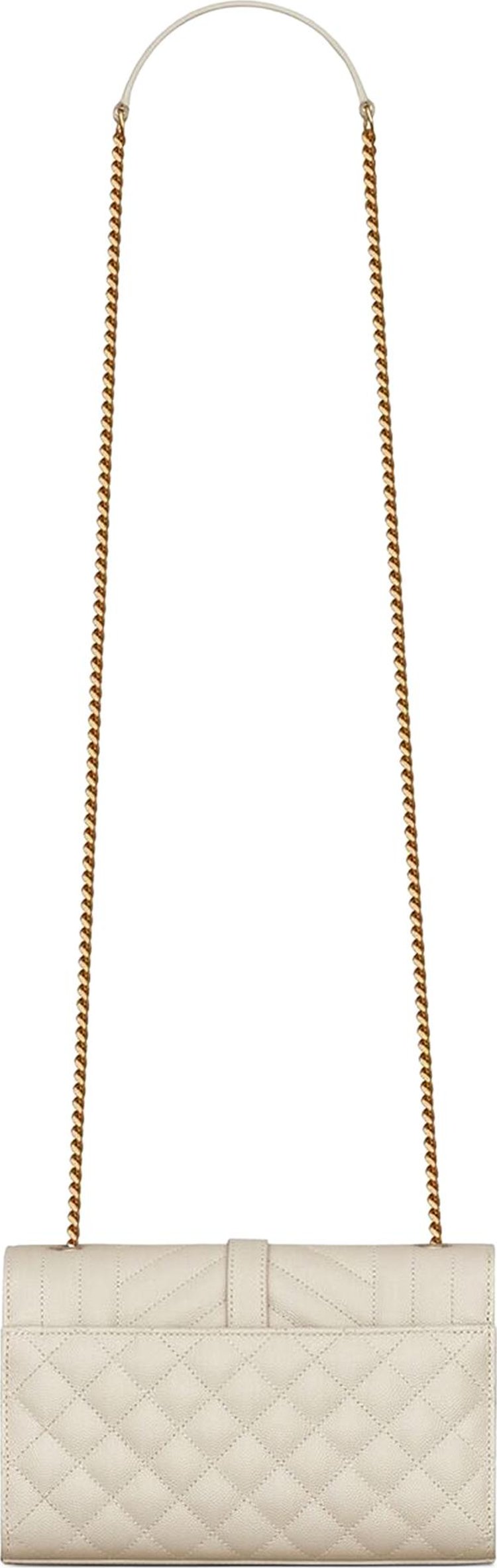 Saint Laurent Envelope Chain Bag Soft Cream