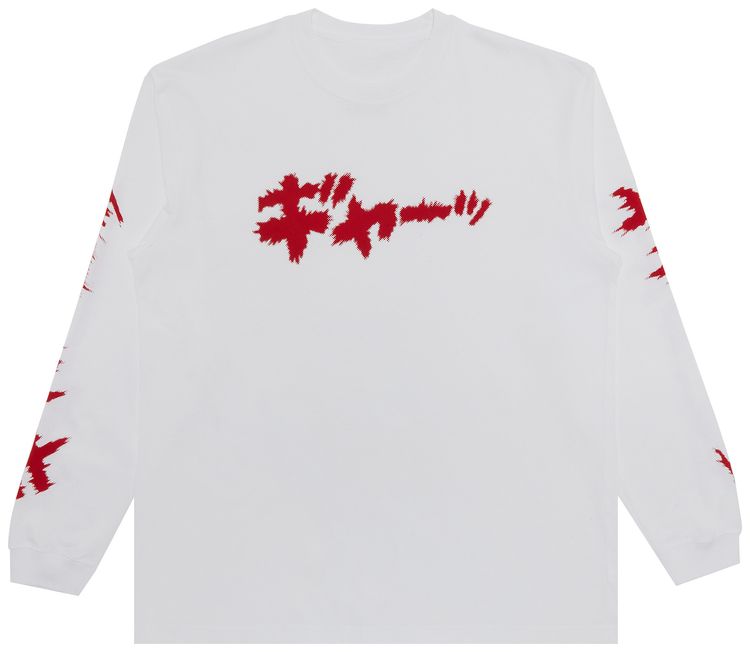 GOAT Exclusive Kazuo Umezu Gods Left Hand Devils Right Hand Long Sleeve WhiteRed