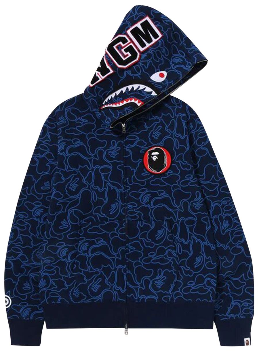 00’s Yokohama Pastel Camo All Over Print Hoodie by Bape